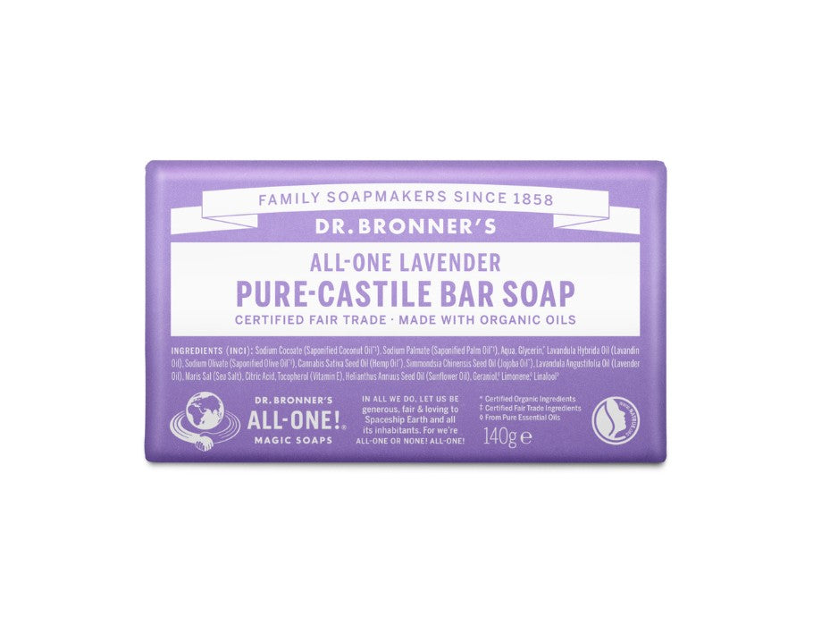 Dr. Bronner's Soap Block - Pure Castile - Lavander