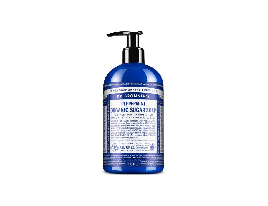Dottore Pompa di sapone di Bronner Peppermint 355 ml