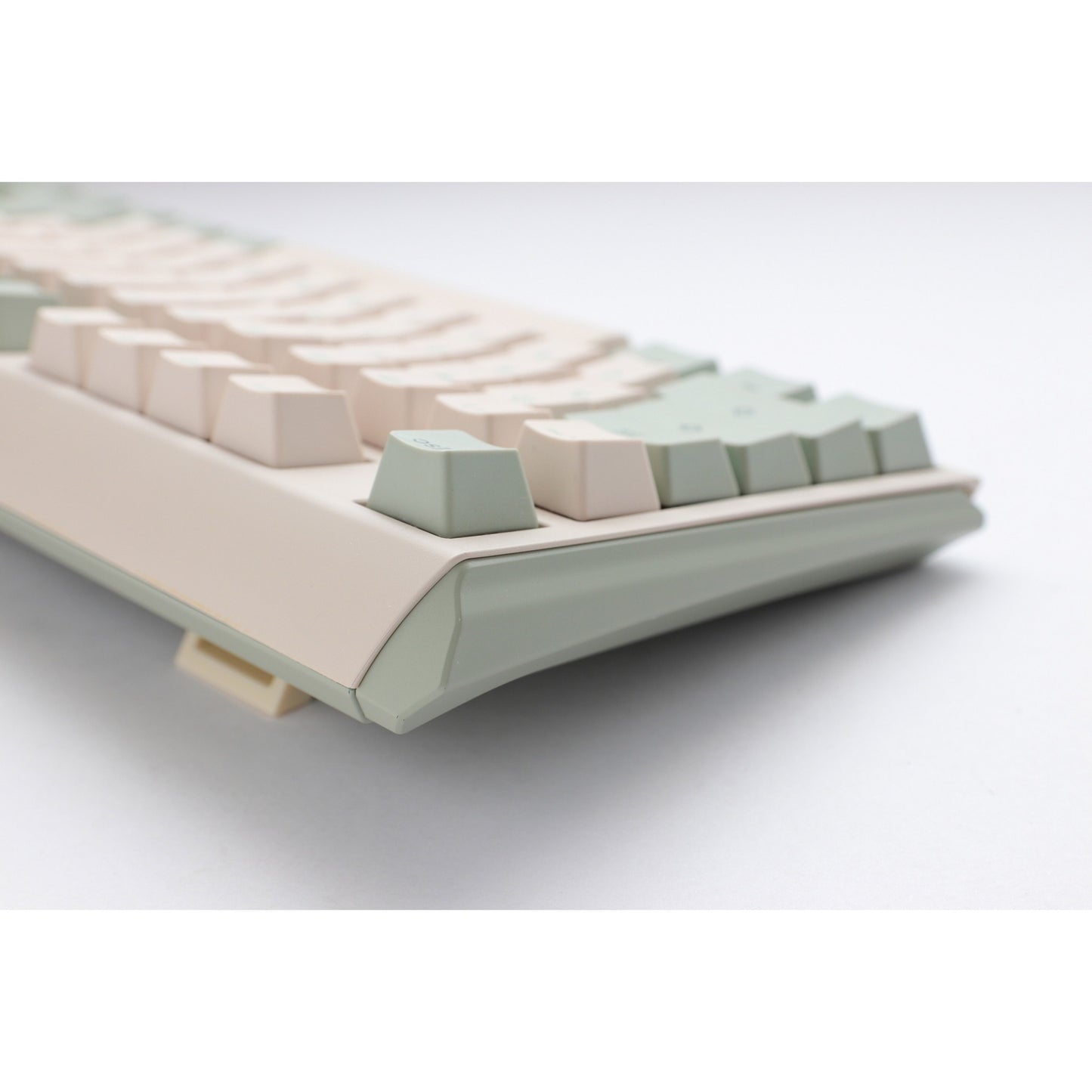 Ducky one 3 matcha tkl, toetsenbord (crème groen, us lay-out, cherry mx silent red, pbt double shot, hot swap)