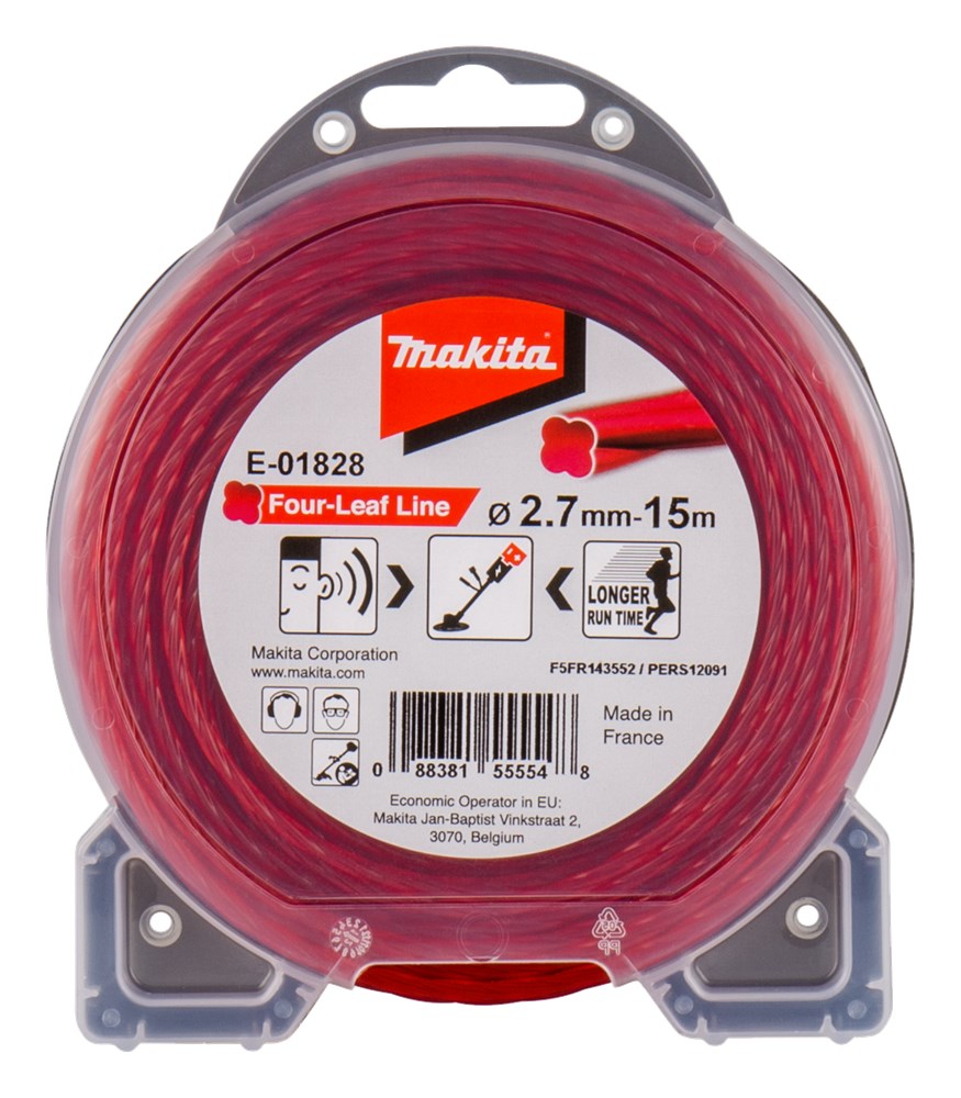 Accesorios Makita hilo de corte 2,7x15m rojo - e-01828 - e-01828