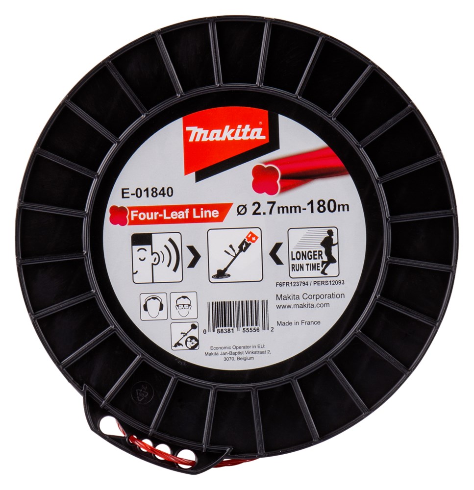 Accesorios Makita hilo de corte 2,7x180m rojo - e-01840 - e-01840
