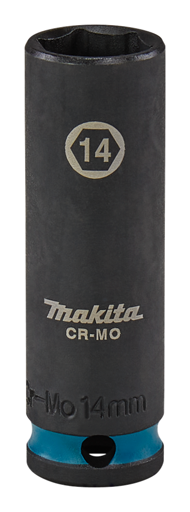 Bussola a impatto Imp makita act nera, lunga 3 8 14 mm - e-16318