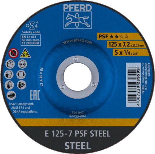 Pferd abs acciaio a30 125-7 | 10 pezzi