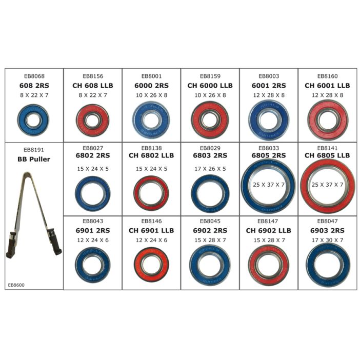 Rodamientos enduro caja de rodamientos enduro - ruedas