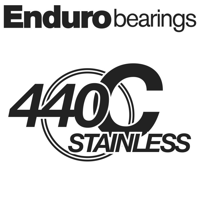 Rodamientos enduro s6201 2rs - 440c inoxidable (radial) - 12x32x10