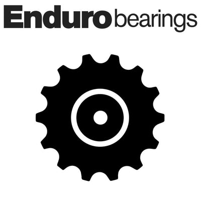 Set ruote jockey con cuscinetti enduro ceramic hybrid cx - sram - 9,10 o 11 velocità - rosso