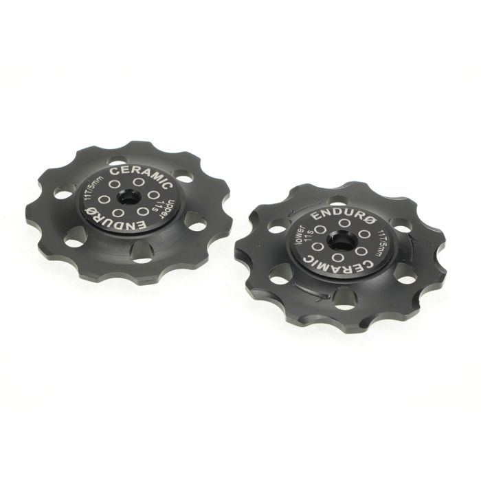 Set ruote jockey con cuscinetti enduro zero ceramic - sram - 11 velocità - nero