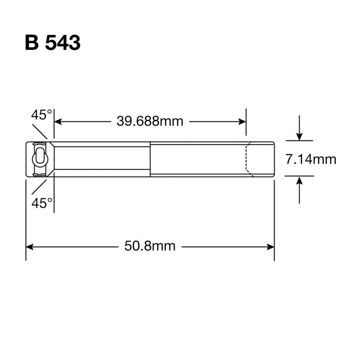 Enduro Lager Ball Head B 543 LLB 19 16x2x9 32 '' Acero inoxidable