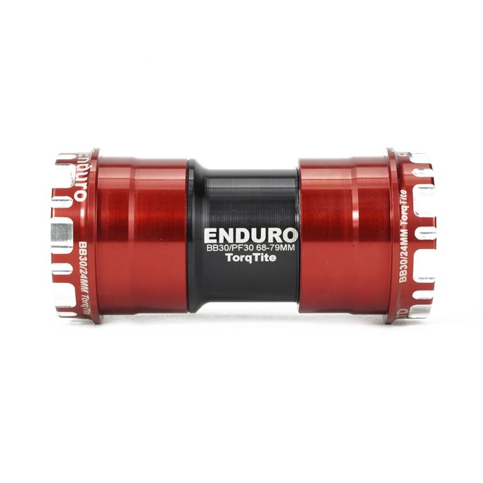 Movimento centrale torqtite con cuscinetti enduro - bb30 a 24mm - a c ss - rosso