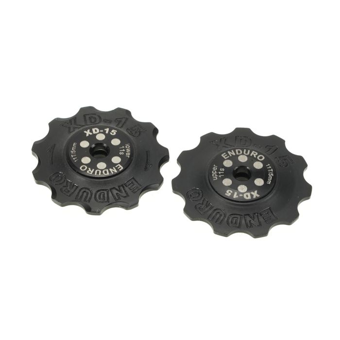 Juego de ruedas jockey con rodamientos enduro xd-15 - shimano - 11 velocidades - negro