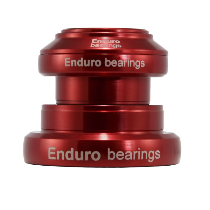 Serie sterzo Enduro con cuscinetti - calotta esterna ss - rossa