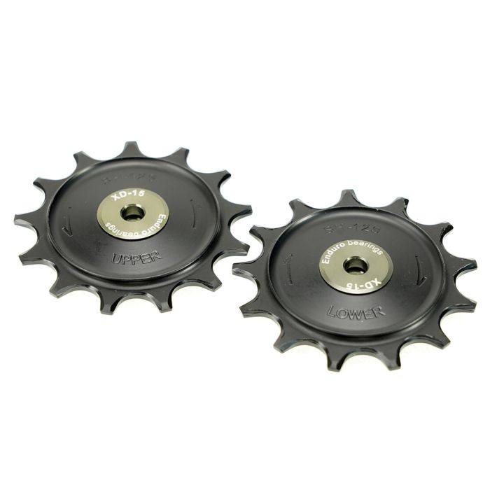 Juego de ruedas jockey con rodamientos enduro xd-15 - shimano xt xtr - 12 velocidades - negro
