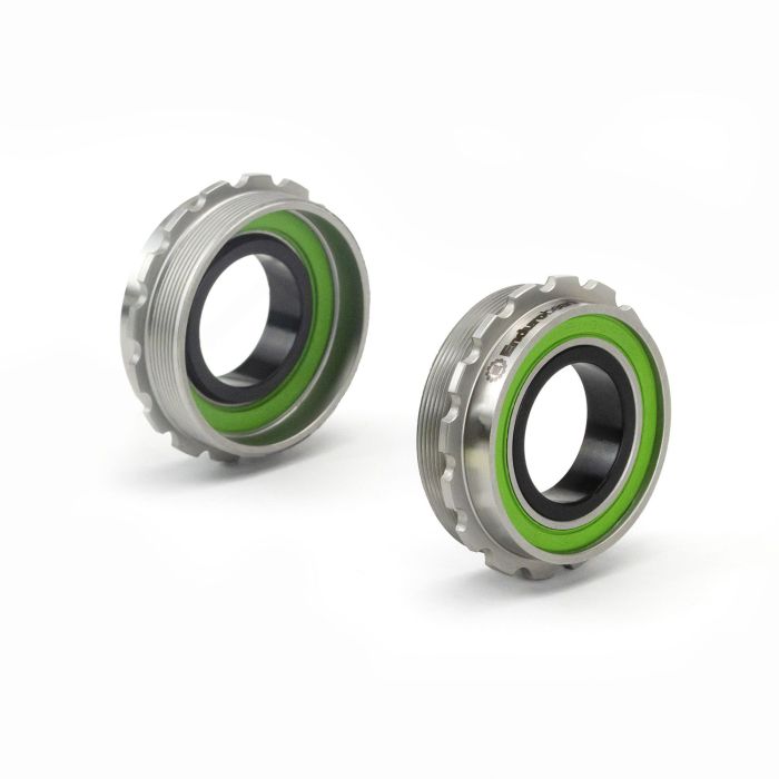 Cuscinetti enduro movimento centrale t47 da 24mm - maxhit integrato - 440c - argento