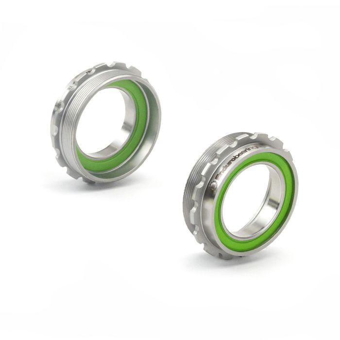 Cuscinetti enduro t47 movimento centrale da doppiare - maxhit integrato - 440c - argento
