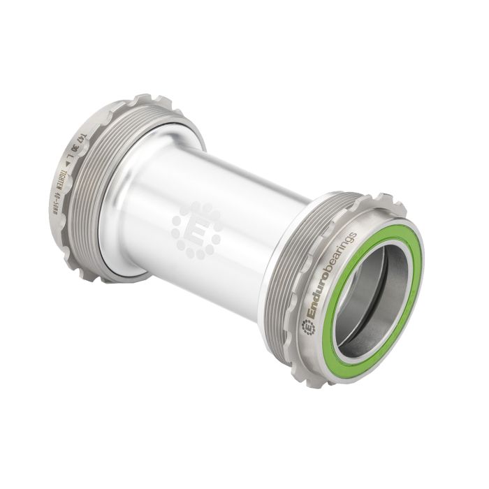 Cuscinetti enduro movimento centrale t47 da 30mm - maxhit integrato - 440c - argento