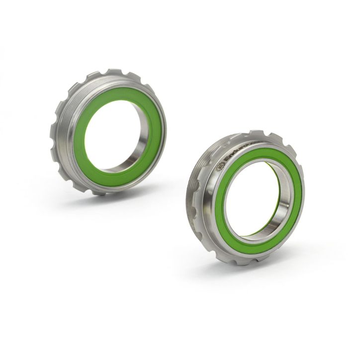 Cuscinetti enduro t47 movimento centrale asimmetrico da 30mm - maxhit integrato - 440c - argento