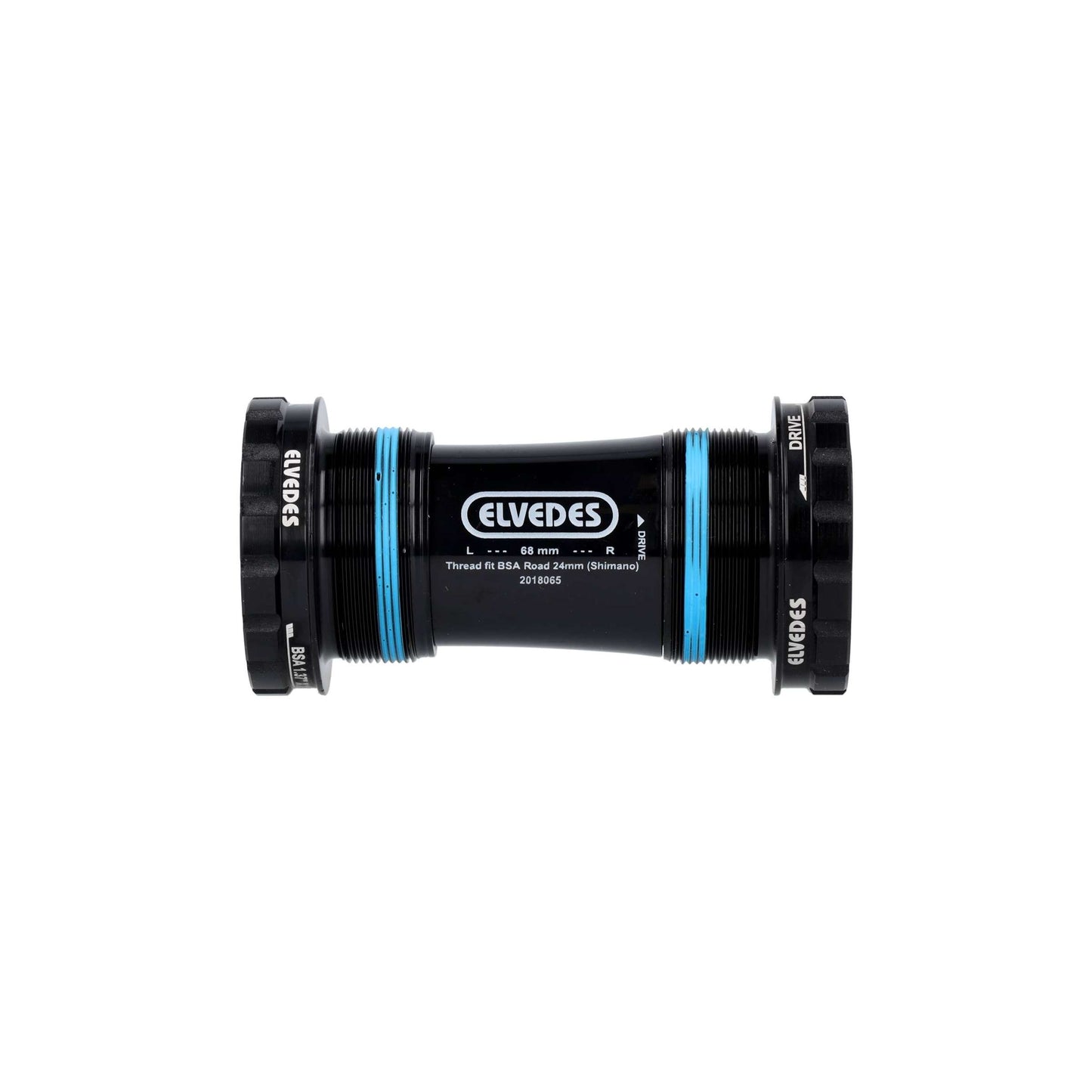 Movimento centrale Elvedes Hollowtech Shimano Race 24Mm Nero