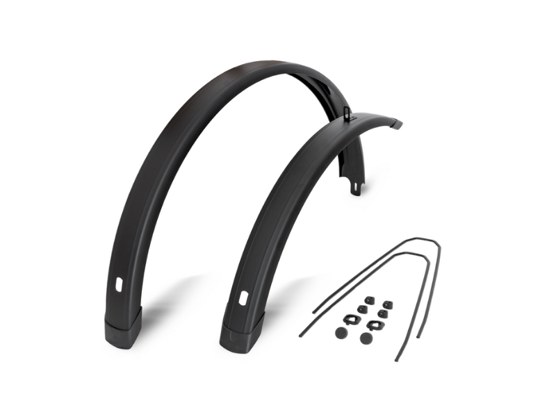 Eurofender EF Mudguard Set Tempo cuadrado 28 pulgadas 72 mm de negro