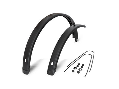 Eurofender EF Mudguard Set Tempo cuadrado 28 pulgadas 72 mm de negro