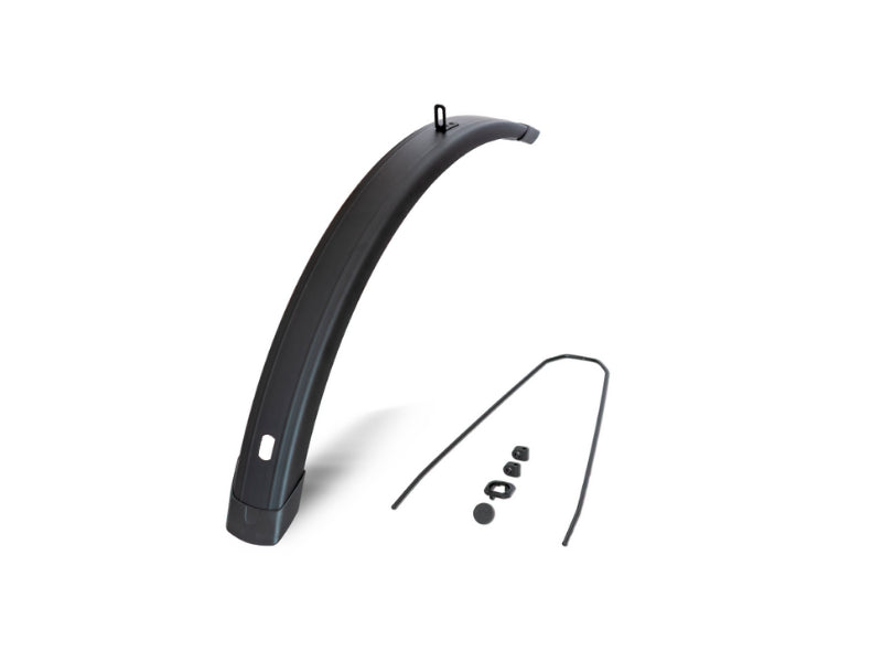 Eurofender ef Mudguard per tempo quadrato 28 pollici 72 mm nero