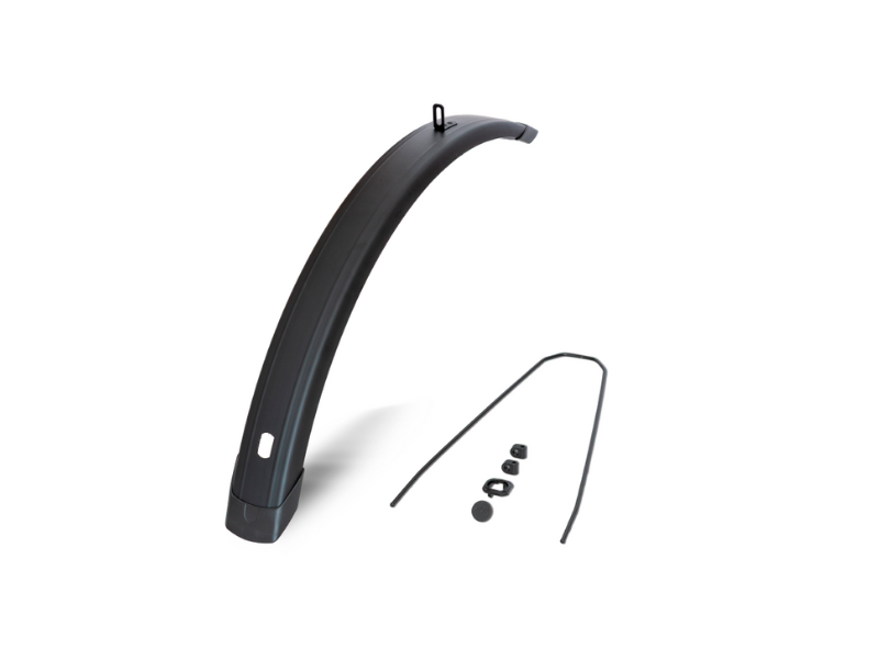 Eurofender ef Mudguard per tempo quadrato 28 pollici 65 mm nero