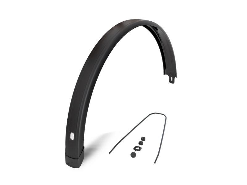 Eurofender EF Mudguard dietro TEMPO Square 28 pollici 72mm nero