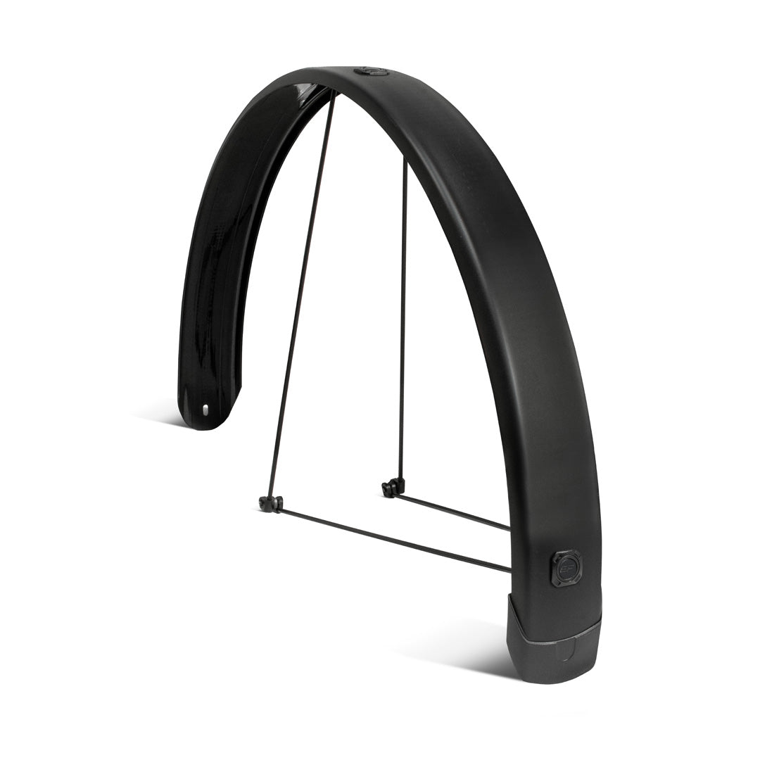 Eurofender trasero trasero Tempo cuadrado 26 65 mm Matt negro