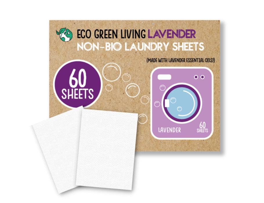 Strisce per il lavaggio alla lavanda Eco Green Living - 60 pezzi