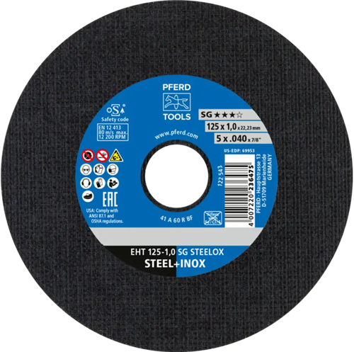 Acero Pferd dss a60 125-1.0 | 25 piezas