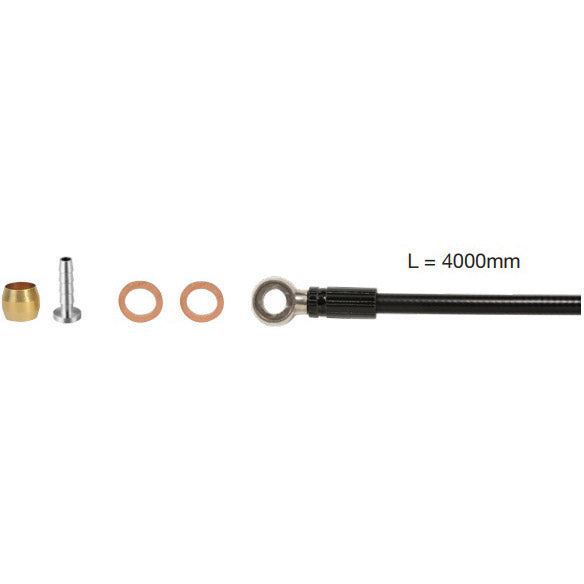 Tusino del freno Elvedes BH90 Black extra flessibile 4M