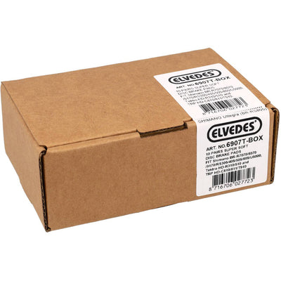 Bloque de freno de disco Elvedes 6907t gris 10 pares