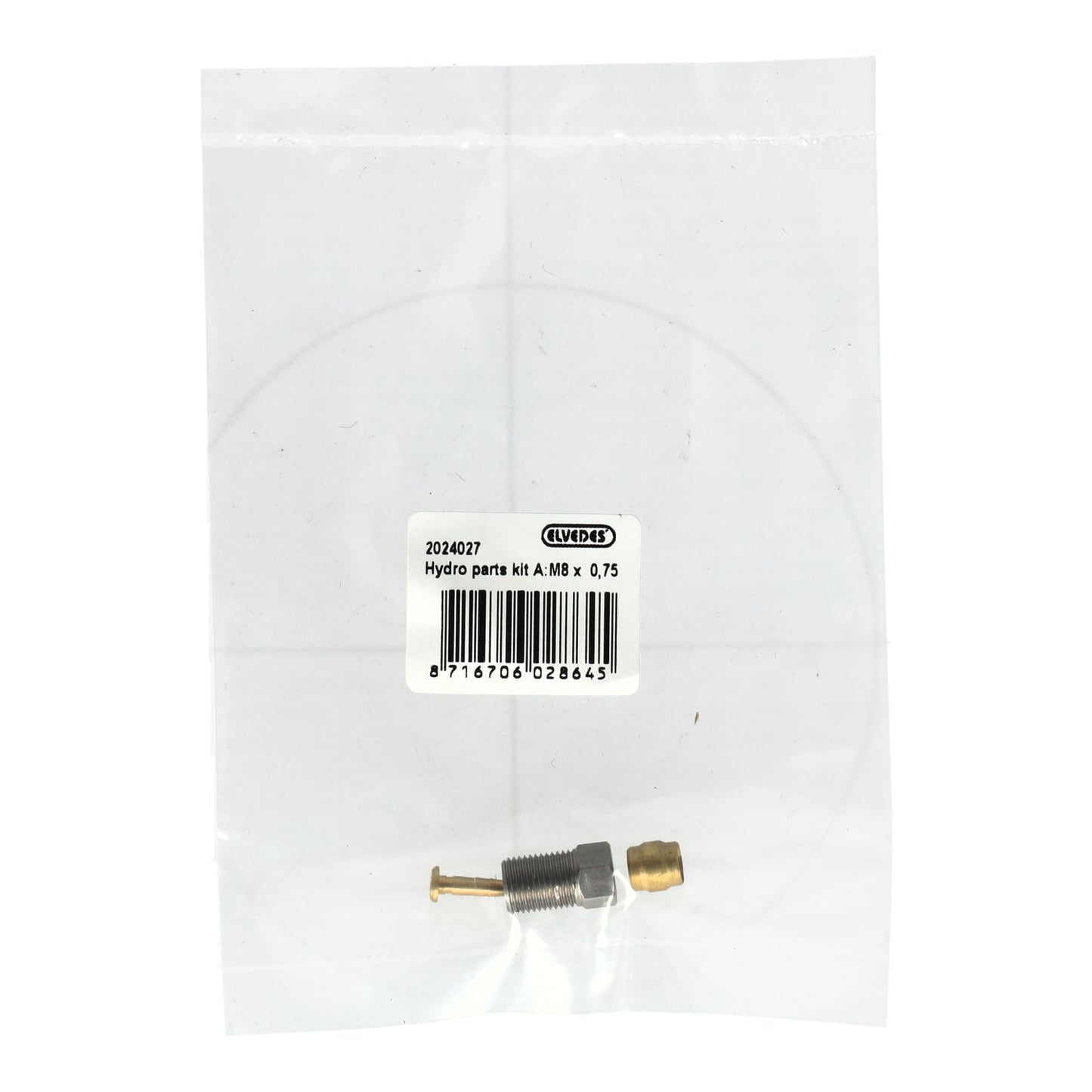 Kit de piezas hidroelvedes a M8 × 0.75