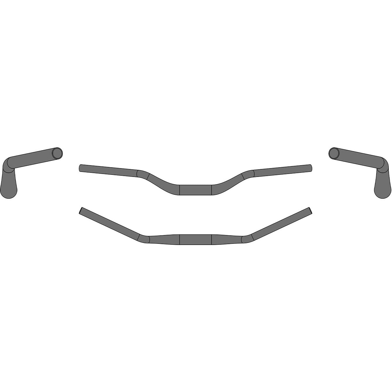 Ergotec stuur riser 50 comfort 31,8 780mm zwart oem