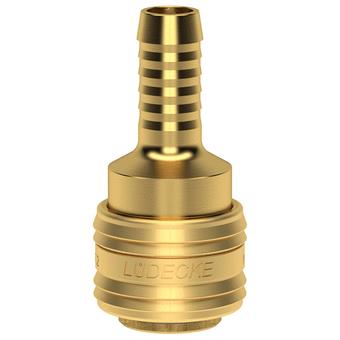 Lüdecke ludecke acoplamiento rápido 6mm pasacables mes.dn7.2 (euro10)