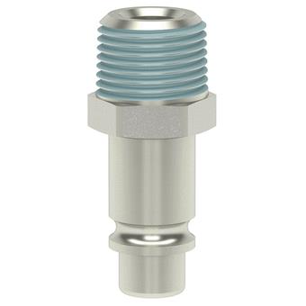 Lüdecke ludecke nipplo a innesto 1 4 filettatura maschio dn8