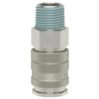 Lüdecke ludecke attacco rapido 3 4 filetto maschio dn10 | Pezzi da 5 pezzi