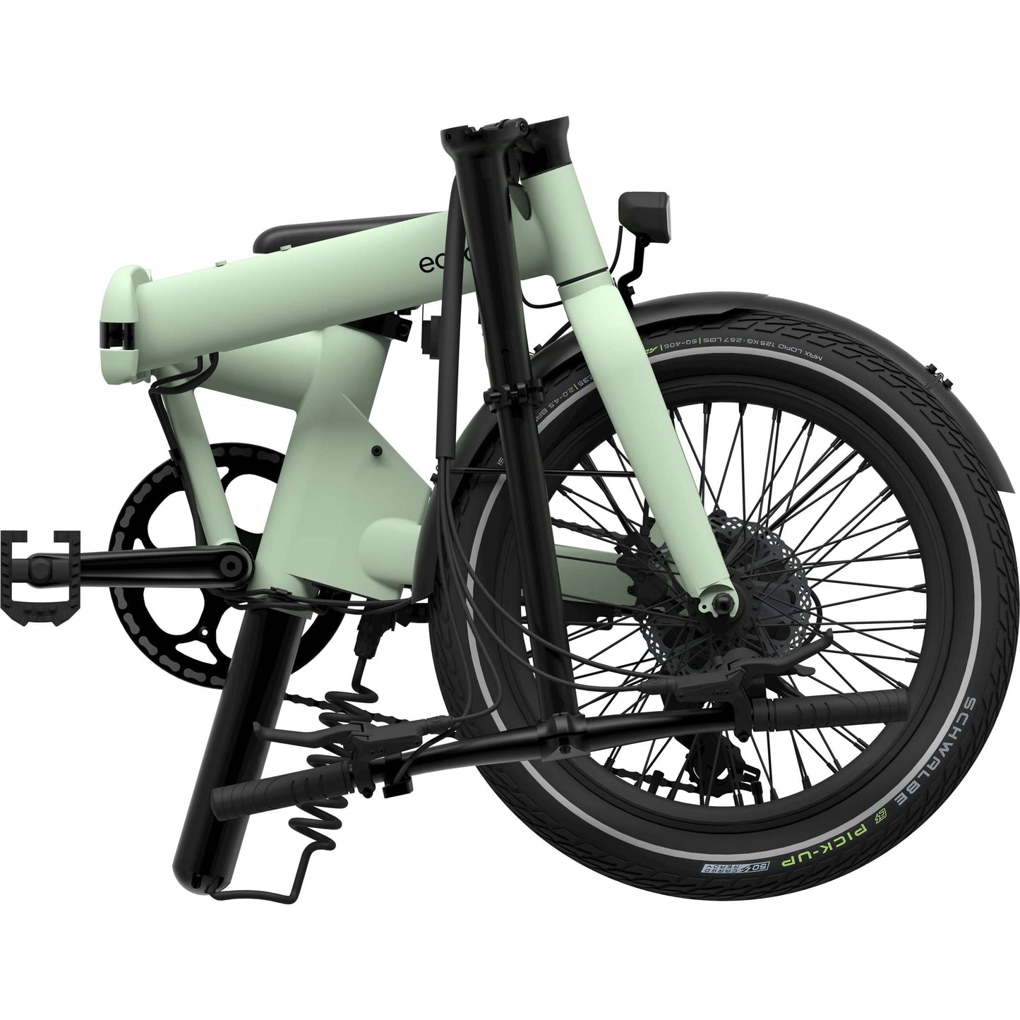 Bike pieghevole elettrico Eovolt Electric pomeriggio 20 origini v3 verde