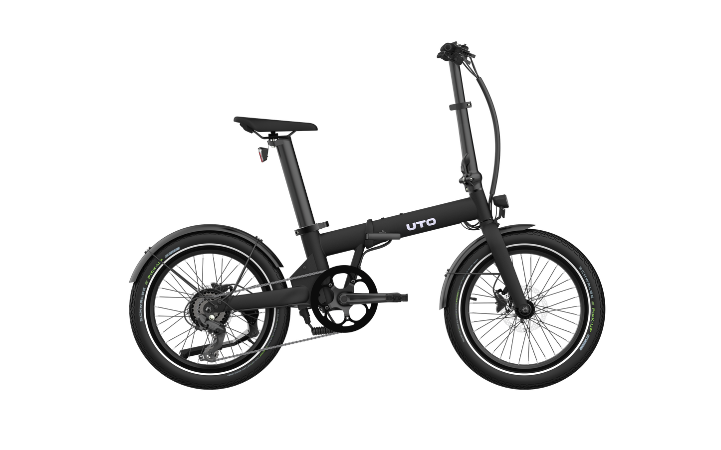 Bicicleta eléctrica plegable uto og20 v0 negra