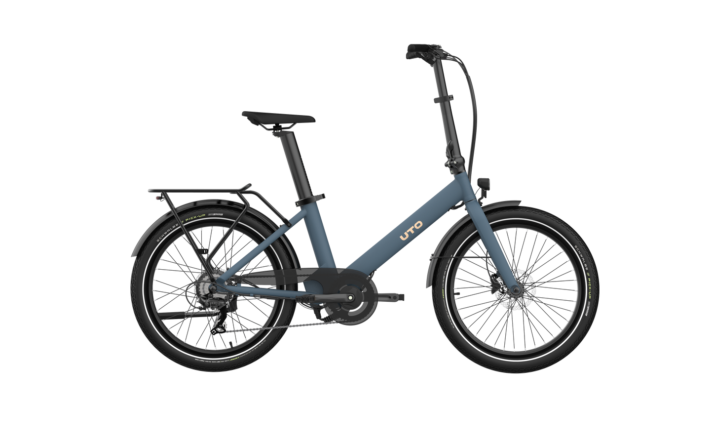 Bicicleta eléctrica compacta uto og24 v1 azul