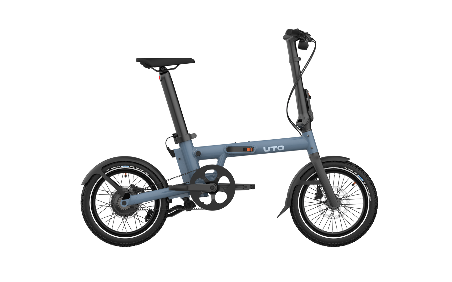 Bicicleta eléctrica plegable uto pro16 v0 azul