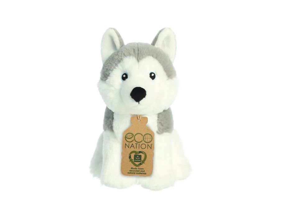 Eco nation Pluchen Cuddle Husky 20 cm
