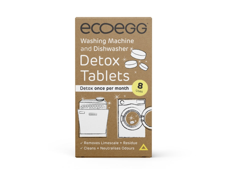 Pastillas limpiadoras Ecoegg para lavadora y lavavajillas - 8 uds.