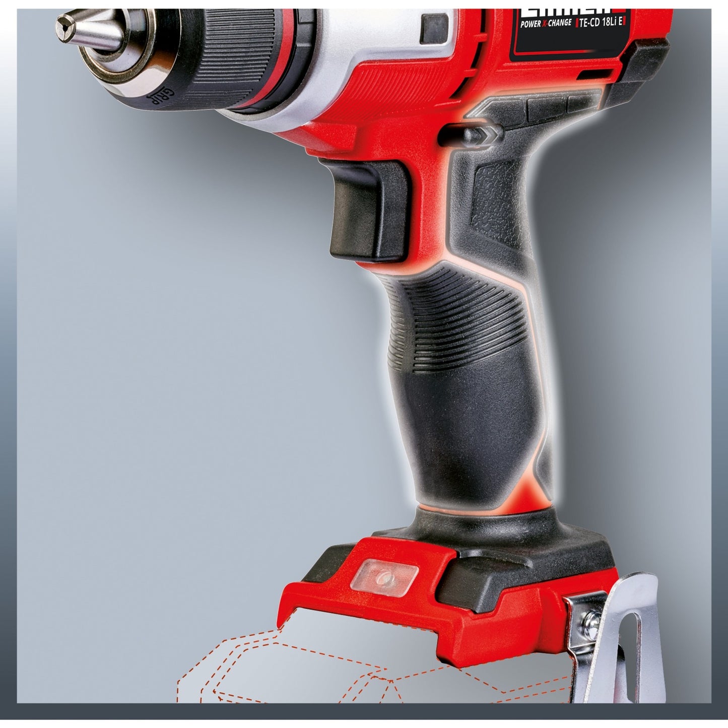 Macchina per perforazione della batteria Einhell TE-CD 18 Li E Solo