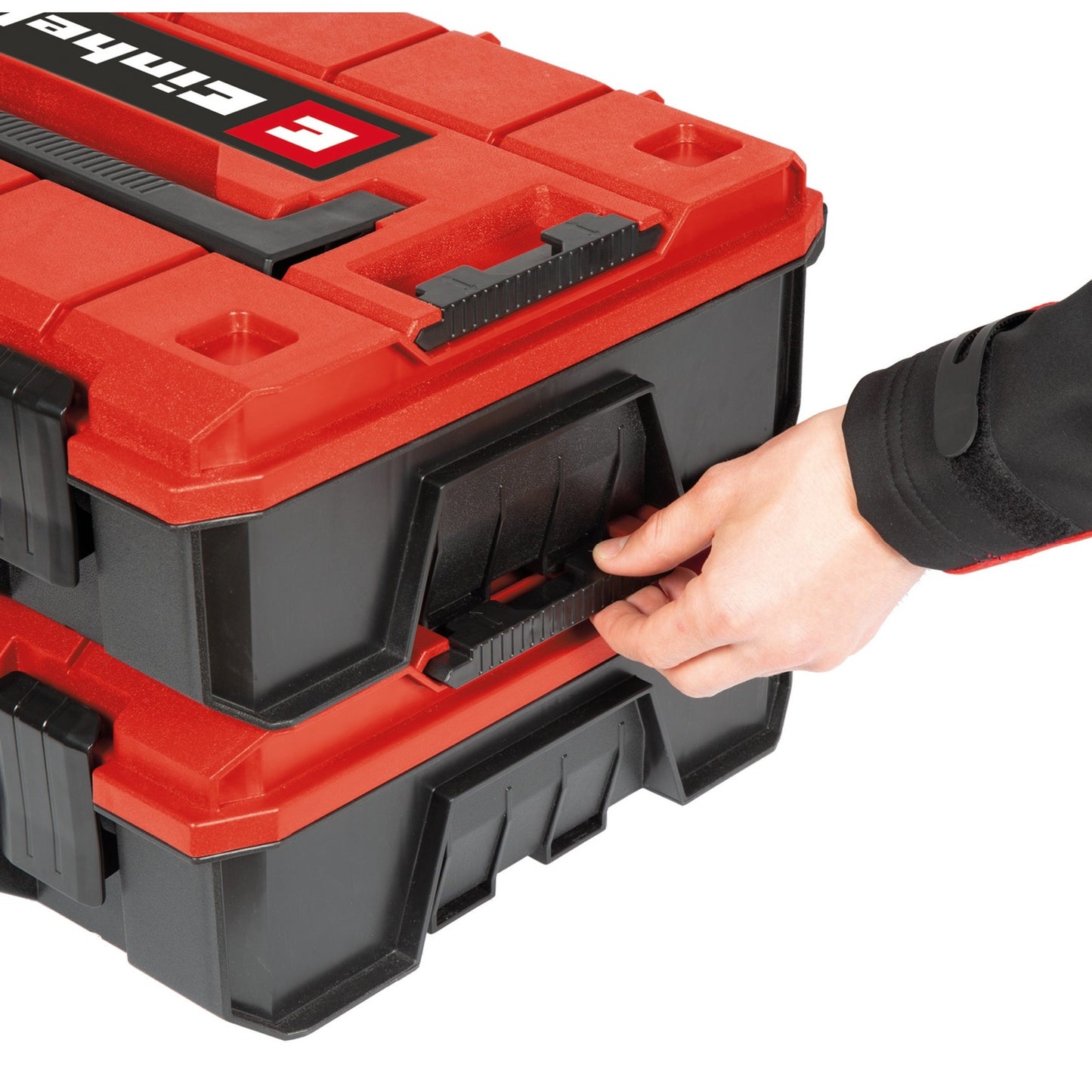 Einhell e-case s-f gereedschapskist (zwart rood)