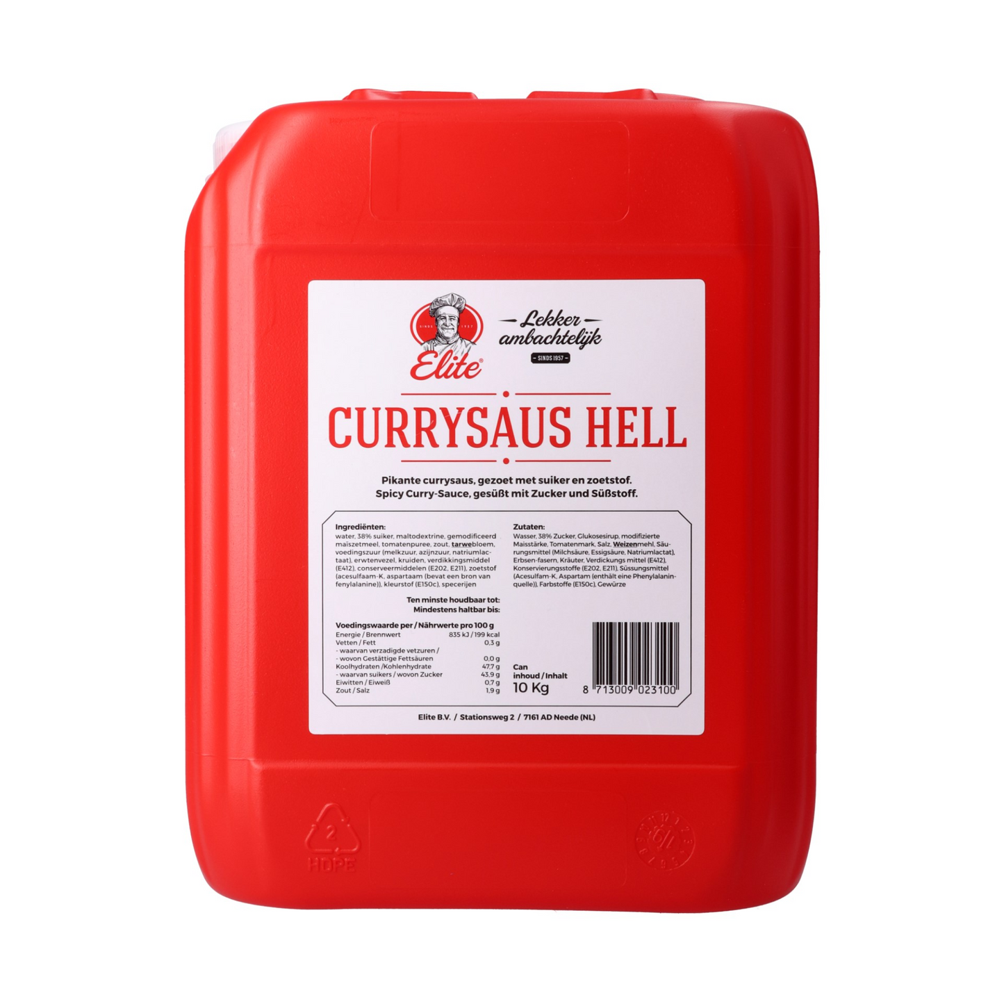 Salsa de curry Elite infierno lata (10kg)