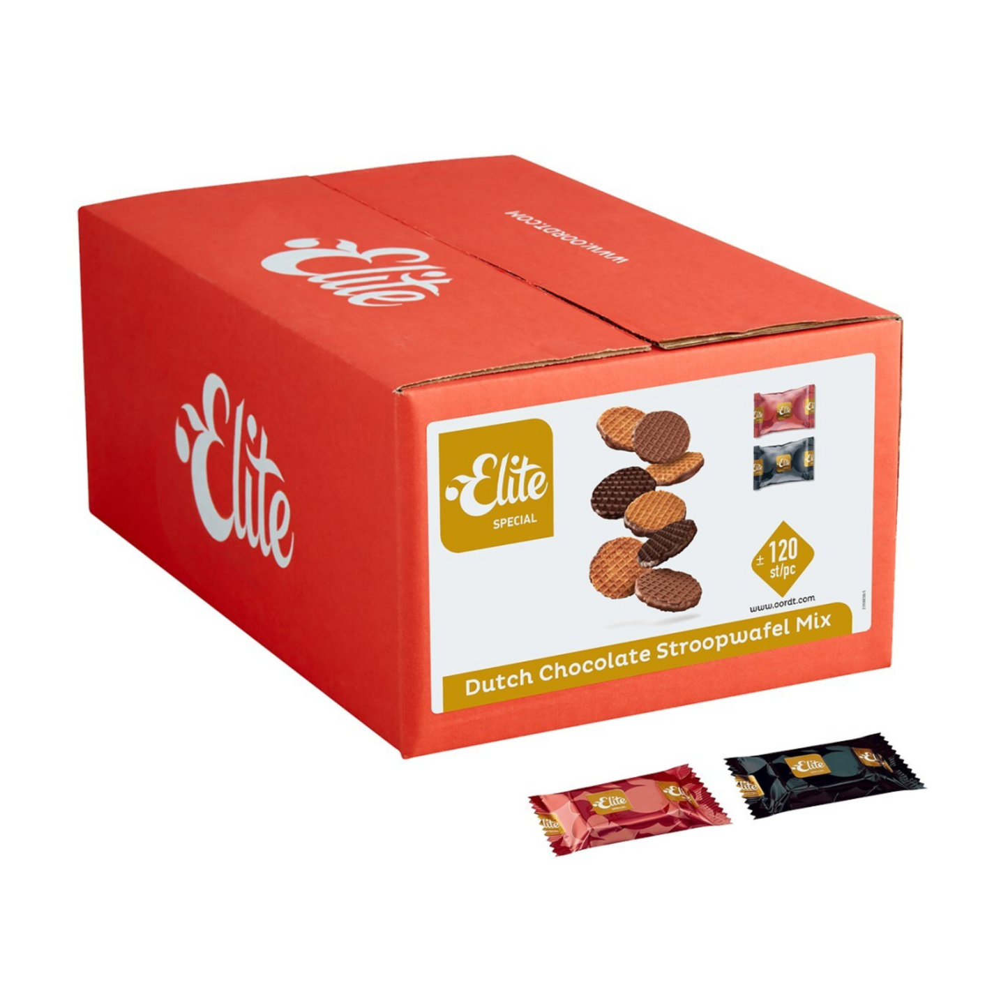 Mix per waffle con sciroppo di cioccolato Elite Dutch (120 pezzi)