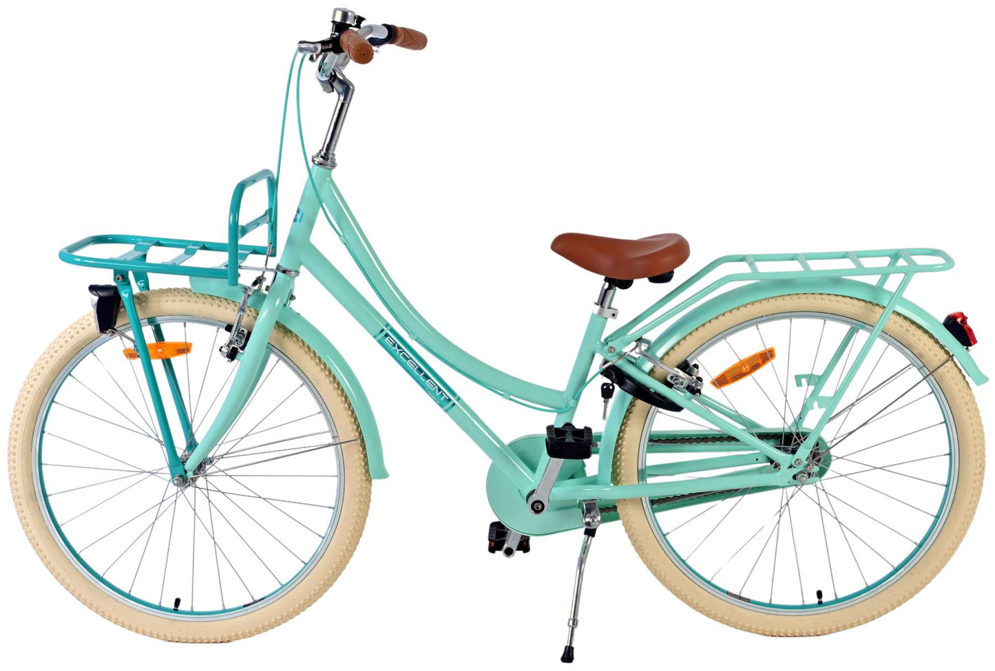 Volare Excelente bicicleta para niños - niñas - 24 pulgadas - verde - dos frenos de mano