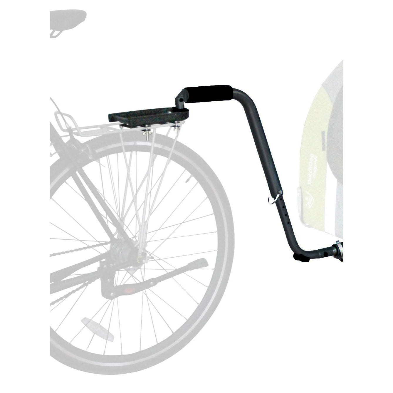 DutchdogDesign Dutchdog Doggyride Britch Lite Trasa trasera Kit de bicicleta Negro