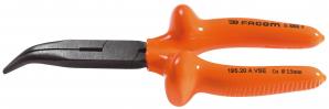 Pinza a becchi mezzotondi curvi Facom 1000v 200mm