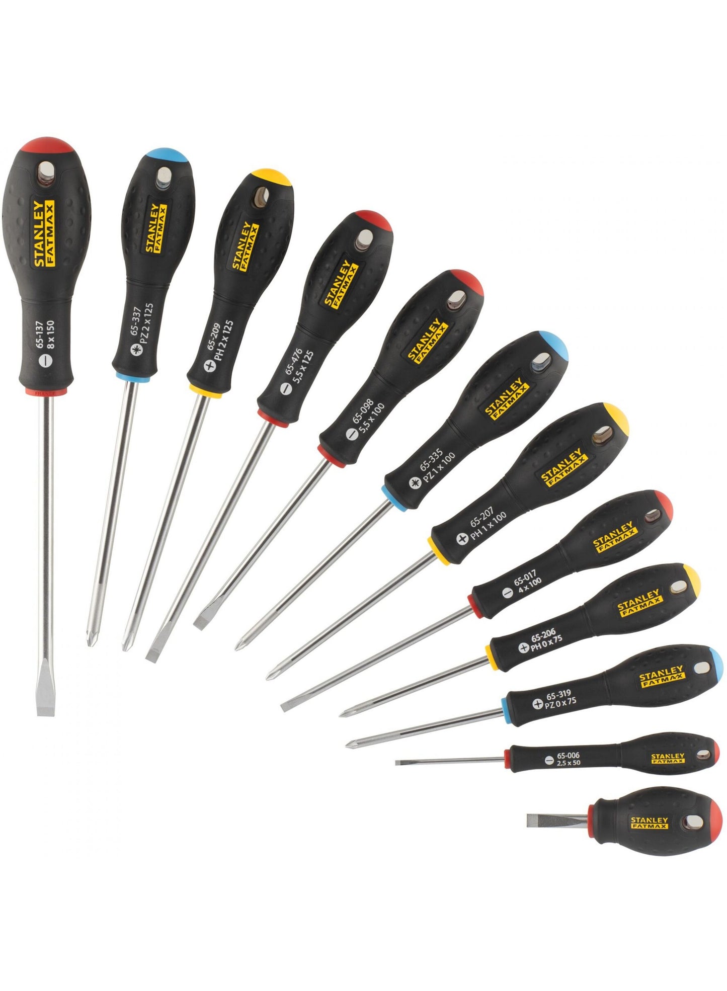 Herramientas manuales stanley juego de destornilladores fatmax de 12 piezas - pc par ph poz - fmht65426-0 - fmht65426-0